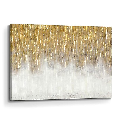 #ad Bedroom Abstract Canvas Wall Art: Modern Hand Painted Picture Contemporary Te... $92.18