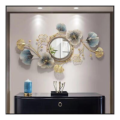 #ad CDDUOLALarge Mirrors Wall Decorative for Living Room 41quot;x24quot; Modern 3D Metal... $107.28