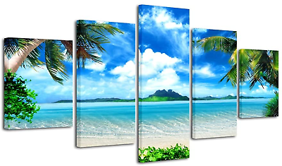 #ad 5 Piece Canvas Prints Wall Art for Living Room Kitchen Home Decorations Large Mo $123.82