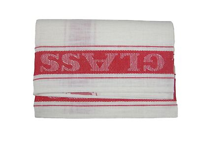 #ad NEW Kitchen Tea Towel Glasses Linen Cotton 20 x 30 inch Czech Republic Red $39.99