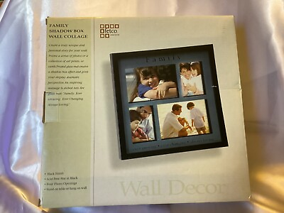 #ad Fetco Wall Collage Shadow Box Picture Frame 11 X 11 X 2 $20.00