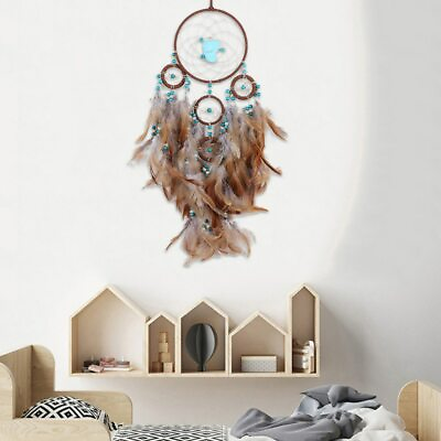 Dream Catcher Handmade Turquoise Dream Catchers with Feathers Large Wall Hanging $9.96
