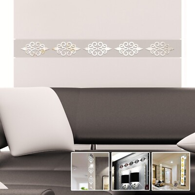 #ad 10pcs Set Wall Sticker Modern Art Decal Acrylic Mural House Decoration $9.71