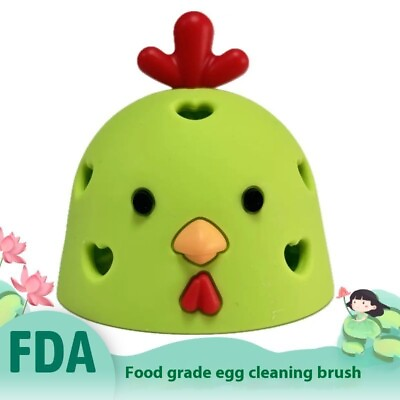 #ad New Kitchen Gadget Egg Scrubber For Eggs Chicken Egg Brush Silicone Egg Washer M $17.88