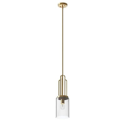 #ad 1 Light Mini Pendant In Art Deco Style 22.5 Inches Tall and 7 Inches $109.95