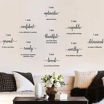 #ad Inspirational Wall Decals Motivational Wall Art Stickers for Office Bedroom $12.13