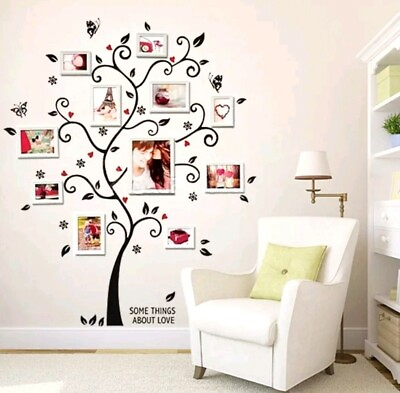 #ad Photo Tree Wall Decal Removable Stickers Dining Room Bedroom Living Room Hallway $27.54