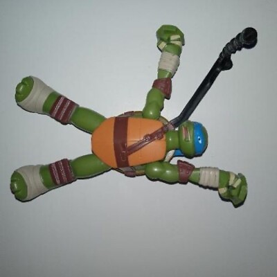 Teenage Mutant Ninja Turtle TMNT Leonardo Raphael Figures Lot READ DESCRIPTION $10.99