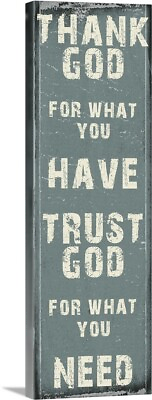 #ad Trust God Canvas Wall Art Print Christianity Home Decor $109.99