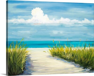 #ad Beach Scene I Canvas Wall Art Print Coastal Home Decor $99.99