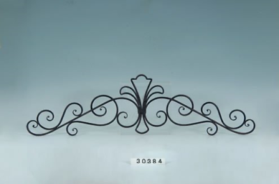#ad Decorative Wrought Iron Metal Wall Plaque $25.11