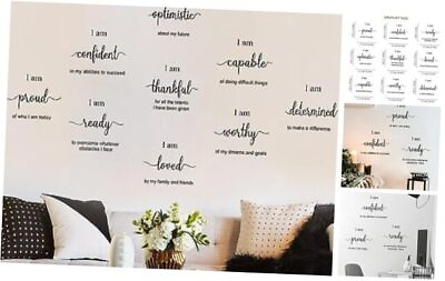 #ad Inspirational Wall Decals Motivational Wall Art Stickers for Office Bedroom $11.75
