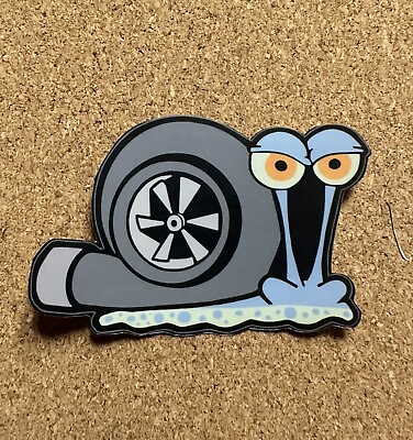 #ad SpongeBob Gary The Snail “Turbo Gary” Funny Laptop Car Phone Vinyl Decal Sticker $4.00