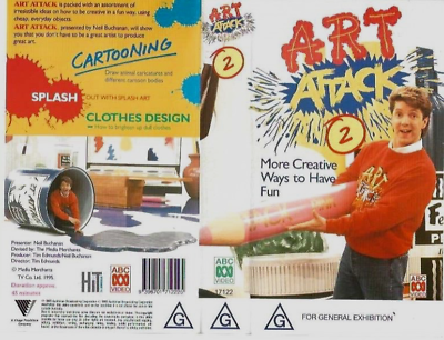 #ad #ad ART ATTACK 2 CREATIVE WAYS TO HAVE FUN VHS A RARE FIND VHS PAL VIDEO AU $39.99