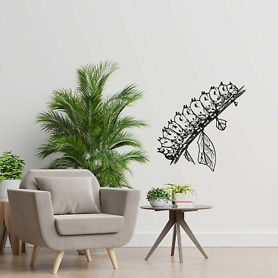 #ad Realistic Caterpillar Insect Animal Wall Art Stickers for Kids Room Home Decals $12.50