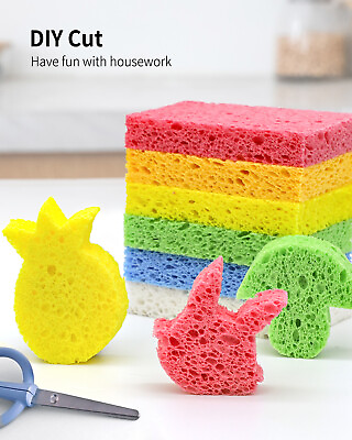 #ad #ad Kitchen Sponges Kitchen for Washing Dishes Cleaning Supplies Sponges Cellulose $23.99