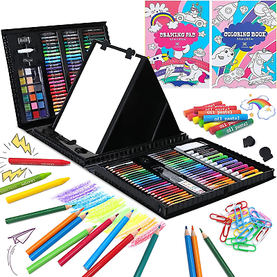 #ad 276 PCS Art Supplies Drawing Art Kit for Kids Adults Set with Double Sided Trifo $30.71