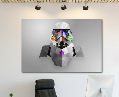 #ad #ad Storm Trooper Abstract Star Wars Canvas Wall Art $189.99