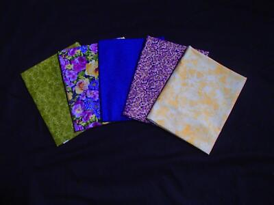#ad Five 1 yard cuts of coordinating Quilt Fabric for one top. Pattern included #5 $24.95