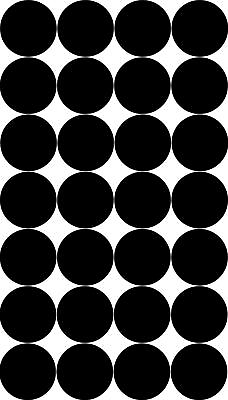 #ad 28 POLKA DOTS 3 Inch Vinyl Stickers. Wall Decal Circles 3.0 Inch Color Dot $11.95