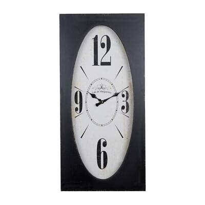 #ad Yosemite Home Decor Wall Clock 31quot; x 15quot; Classic Analog Display Distressed Brown $67.79