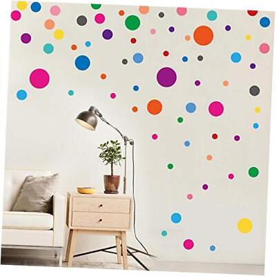 #ad #ad Wall Stickers for Bedroom Living Room Polka Dot Wall Decals for 130 Circles $13.71