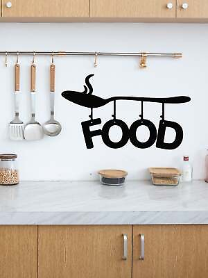 #ad #ad Spoon Food Kitchen Wall Sticker Decorative Wall Art Decal Creative Design for $7.64