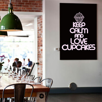 #ad #ad Keep Clam Love Cupcake Kitchen Decal sticker for Store Window Wall Sign Shop $25.00