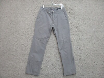 #ad Bonobos Pants 32x32 Mens Gray Chino Pockets Casual Slacks Straight Leg Modern A6 $12.75