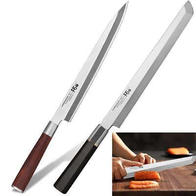 #ad #ad TURWHO 24cm 27cm Sashimi Knife Salmon Fish Sushi Slicing Chef Kitchen Knife $105.00