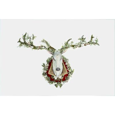 #ad Katherine#x27;s Collection 2022 Mistletoe Magic Deer Wall Plaque $709.32