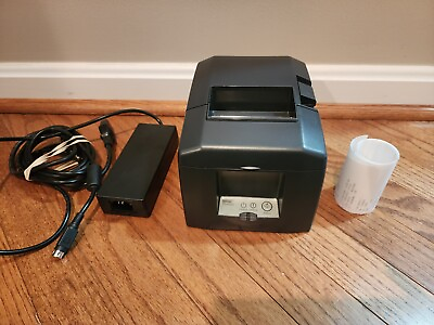 #ad Star Micronics TSP650 Point Of Sale Receipt Printer Serial w Pwr Adapter *not BT $78.00
