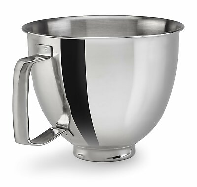 #ad KitchenAid 3.5 Quart Flared Polished Stainless Steel Bowl for Artisan Mini Stand $67.96