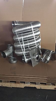 #ad 6 Inch X20 Ft Chimney Liner Kit Smooth Wall NEW $425.99