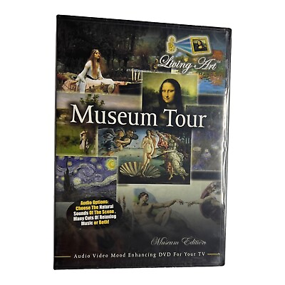 #ad Living Art Museum Tour Audio Video Mood Enhancing DVD New Sealed Mona Lisa $6.00