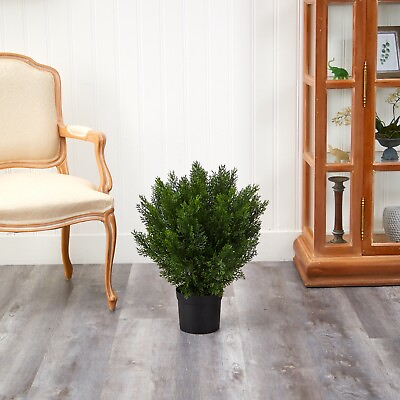 #ad #ad 2’ Cedar Topiary Artificial Tree UV Indoor Outdoor Home Decor. Retail $96 $40.00