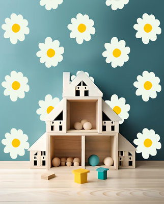 #ad Lrg Flower Decal USA Made Wall Decor Nursery Home Wall Sticker Bedroom $49.98