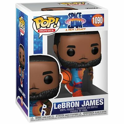 #ad FUNKO POP MOVIES SPACE JAM A NEW LEGACY LEBRON JAMES LEAP FIGURE #1059 $17.99