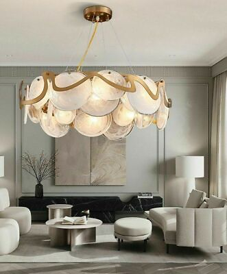 #ad Glass Light Fixtures Chandelier Modern Home Living Room Crystal Ceiling Lamp New $290.79