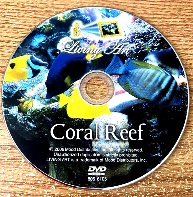 #ad Living Art Coral Reef DVD $9.99