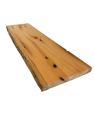 #ad Natural Edge Wood Shelf 1x8x34 Rustic Pine $19.20