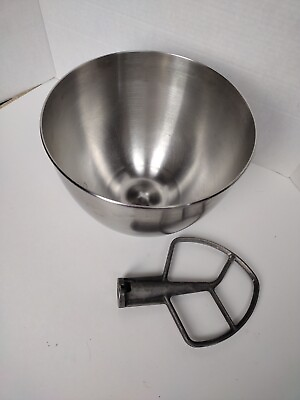 #ad KitchenAid K45 Stainless Steel Mixing Bowl with Mixing attachment Vintage USA $50.00