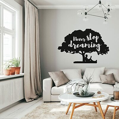 Dreaming Tree Trees Plants Nature Wall Art Stickers for Kids Home Room Decals $12.50