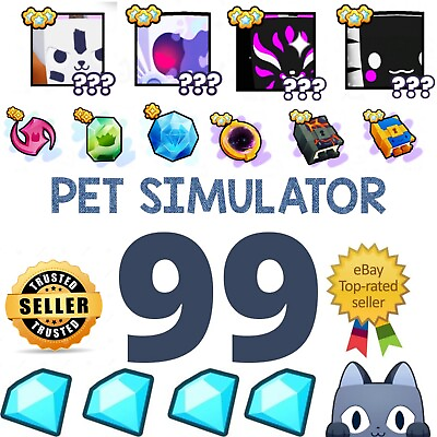 #ad Pet Simulator 99 HUGE PETS GEMS ENCHANTS ITEMS FAST amp; LOWEST‼️‼️ $7.99