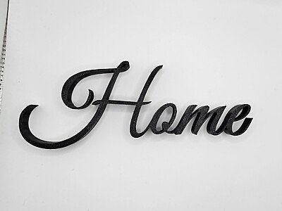 #ad #ad Home Word Art Sign Home Kitchen Decor Wall Hanging Cursive Script Typography $13.99