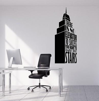 #ad Vinyl Wall Decal Success Quote Building Office Business Art Stickers ig5084 $19.99