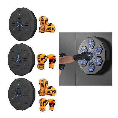 Music Boxing Machine Wall Target Home Boxing Trainer Wall Mount Punching Pad $100.96