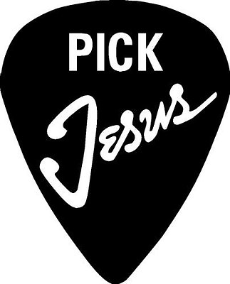 #ad #ad Pick Jesus Vinyl Wall Art Guitar decal sticker bible verse wall decal $11.19