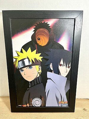 #ad #ad Naruto Official Anime Wall Art Pyramid America Framed Naruto Poster Good Cond. $17.50