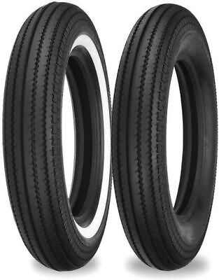#ad Shinko Classic 270 Front Rear Vintage Tire 5.00 16 130 90 Whitewall WWW Harley $130.91